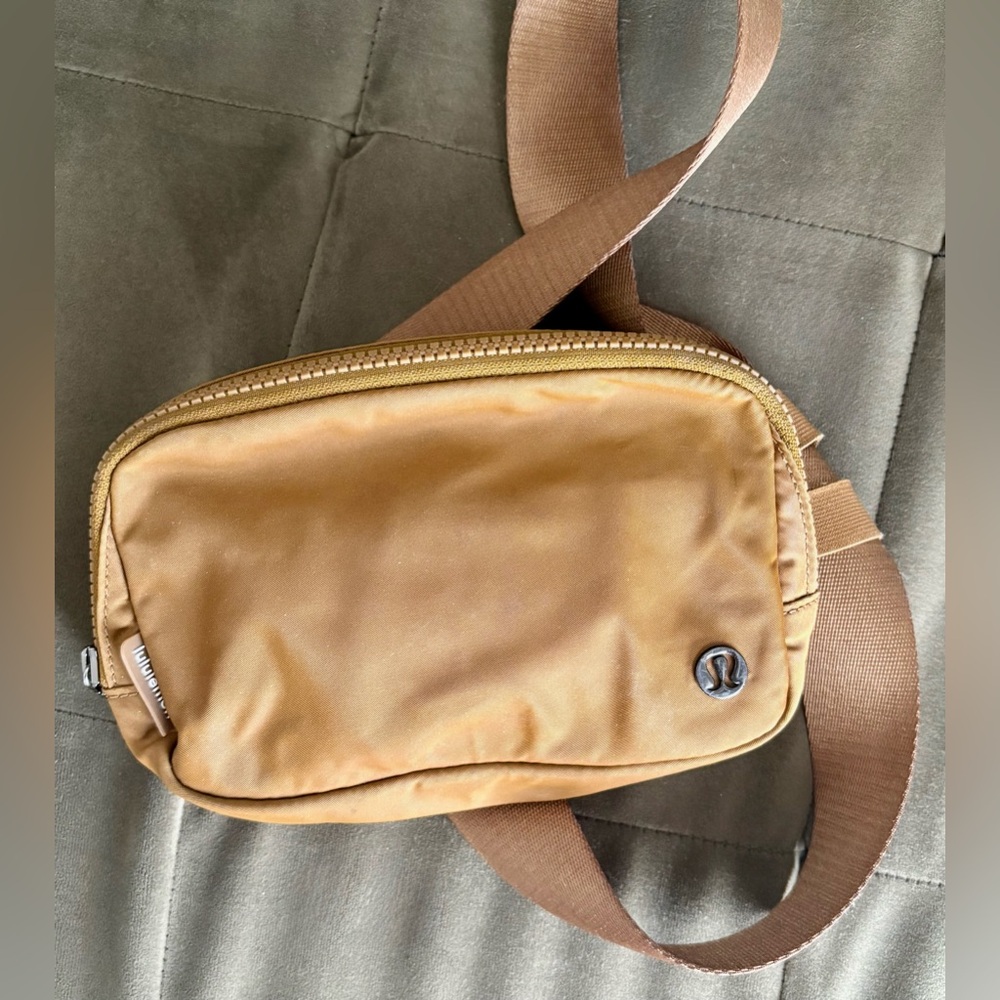 lululemon athletica Brown/Tan Waist Crossbody Bag